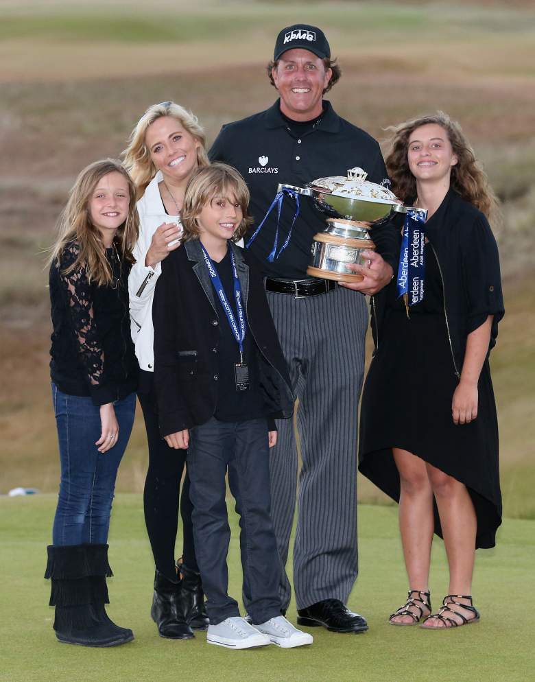 Sophia Isabel Mickelson with her parents and siblings