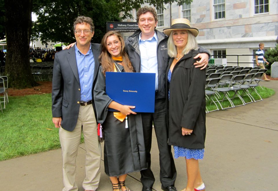 M Olivia Lagina and her family