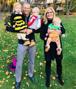 John and Kimberly with their granddaughters