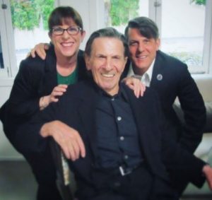 Adam Nimoy with his late father, Leonard Nimoy and sister, Julie Nimoy