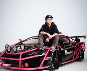 Alex Choi with his UNICORN V3 Lamborghini