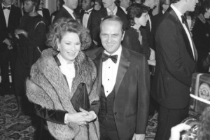 Ginny Newhart and Bob Newhart Black and White