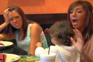 Ashley in Ashley in an episode of Teen Mom with her sister, Farrahan episode of Teen Mom with her sister, Farrah