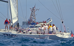 Bill koch's America 3 boat which set the world reocrd