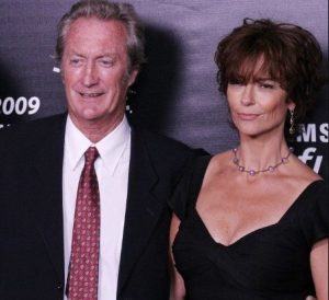 Bryan Brown with his wife, Rachel Ward