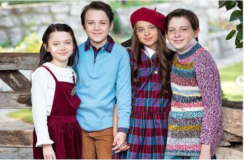 Violet McGraw and her siblings