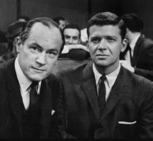 Robert Reed with his The Defenders co-star, E.G. Marshall