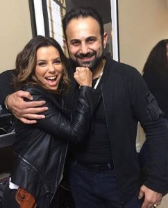 Roman Mitichyan with actress, Eva Longoria