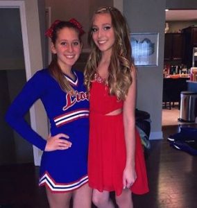 Skylar Piela with her sister, Sylvia Piela