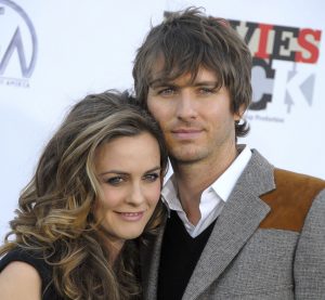 Actress Alicia Silverstone and Christopher Jarecki at the Conde Nast Media Group.