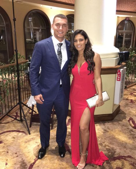 Albert Almora and his partner