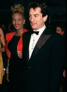 Robert De Niro and Toukie smith during a premiere of movie.