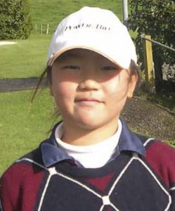 She started playing golf from age 5.