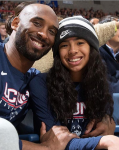 Late Kobe Bryant with his daughter Late Gianna Bryant.