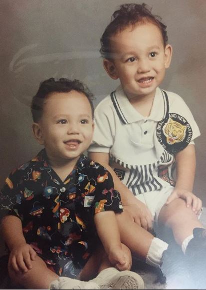 Max Holloway and his sibling