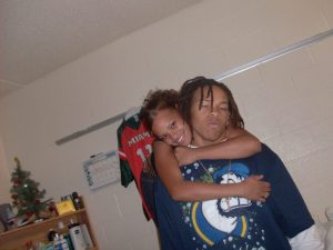 Jabaal Sheard with her ex-girlfriend, Diosmary Stephany Ozuna. 