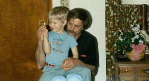 Brad Keselowski with his dad, Bob Keselowski. 