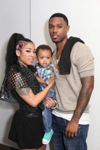 Daniel with his ex-wife Keyshia Cole and his son. 