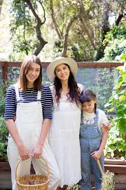 Shiva Rose and her children