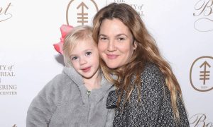 Frankie Barrymore Kopelman with her mother, Drew Barrymore.