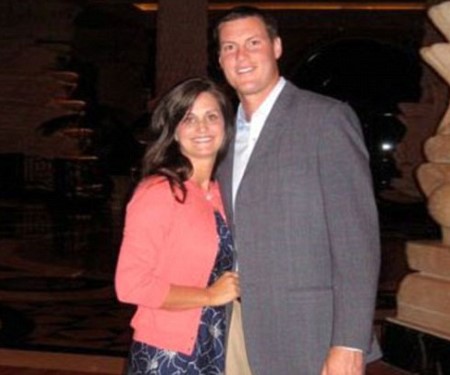 Philip Rivers with his wife