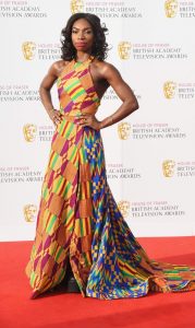 Michaela Coel is attending an award ceremony.