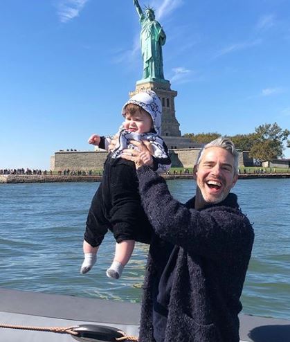 Benjamin Allen Cohen with his dad