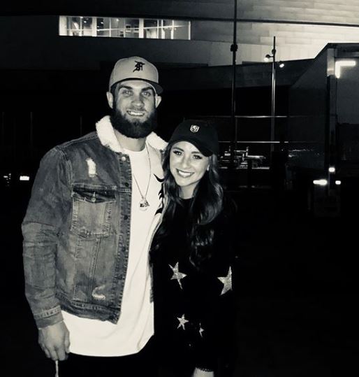 Kayla Varner and Bryce Harper