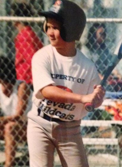 Bryce Harper' playing baseball since his childhood
