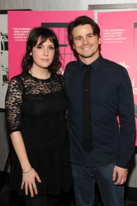 He with his fiance, Melanie attending the award ceremony.