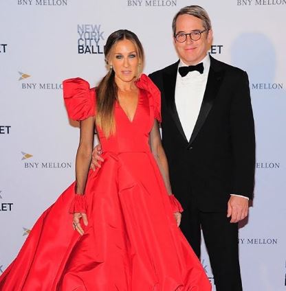 Matthew Broderick and his wife Sarah Parker