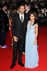 Toby with his linked up girlfriend, Ruzwana Bashir.