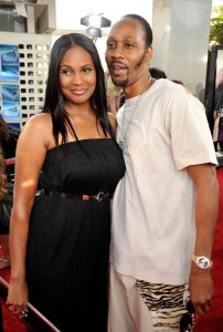 Talani with her husband RZA during an event