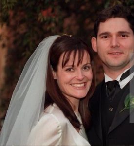 Rebecca Gleeson with her husband, Eric Bana.