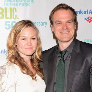 Julia Stiles with an ex-boyfriend.