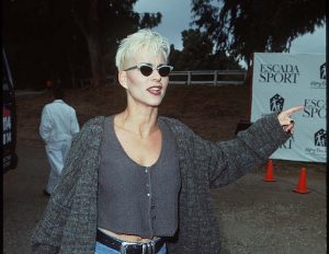 Susan Powter enjoying her life.