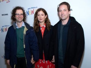 Bennett with his wife and best friend, Kyle Mooney.