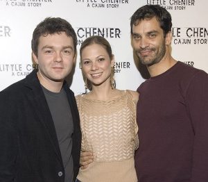 Koehler with his friends in an award ceremony.