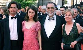 Francis Ford Coppola with his family members