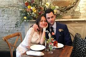 Domino Kirke and Penn Badgley wedding.