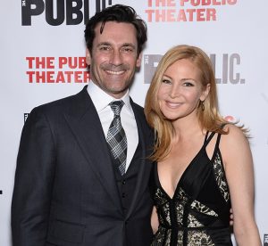 Jennifer with her ex-partner, Jon Hamm.