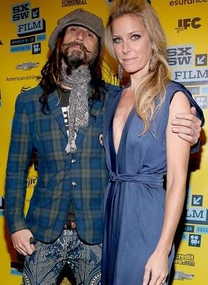 Sheri Moon Zombie with her husband