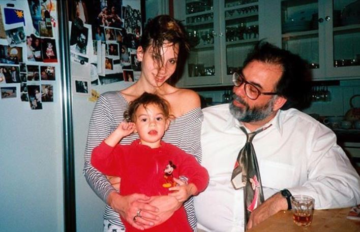 Gia Coppola with her family