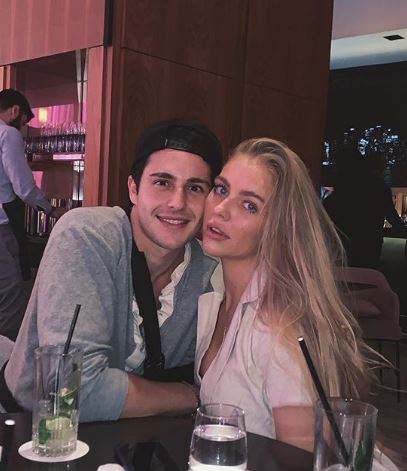 Annika Boron with her boyfriend, Ben