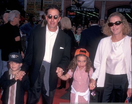 Wendy Finerman with her kids and former partner