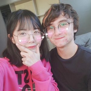 Michael with his girlfriend, LilyPichu