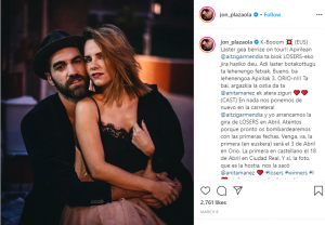Aitziber Garmendia with her husband, Jon Plazaola