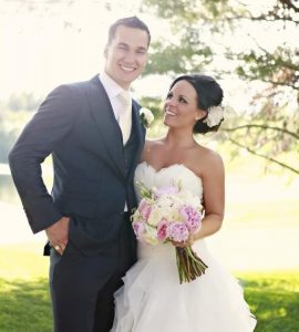 Charlie with his wife, Heather Palmer.