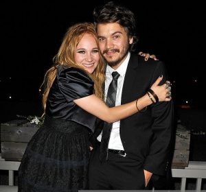 Juno with rumored boyfriend, Emile Hirsch.