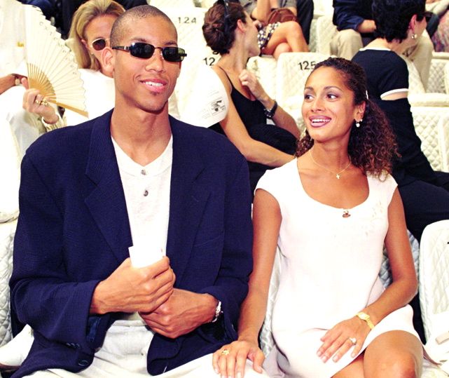 Reggie Miller and his wife